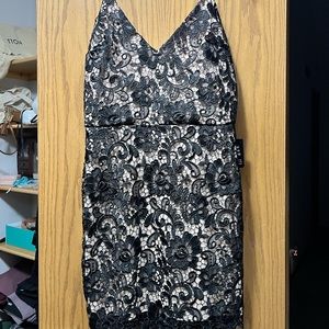 Express Black Lace Dress